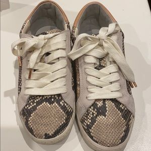 Dolce vita snake skin sneakers